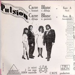 [Pochette de Carr blanc (PULSION) - verso]