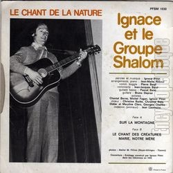 [Pochette de Le chant de la nature (IGNACE ET LE GROUPE SHALOM) - verso]