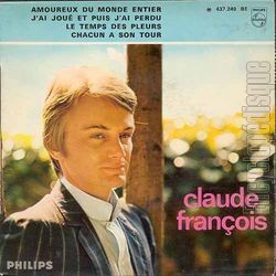 [Pochette de Amoureux du monde entier (Claude FRANOIS)]