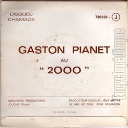 [Pochette de Au "2000" (Gaston PIANET) - verso]