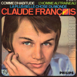 [Pochette de Comme d’habitude (Claude FRANOIS)]