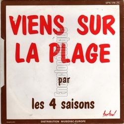 [Pochette de Viens sur la plage (Les 4 SAISONS) - verso]