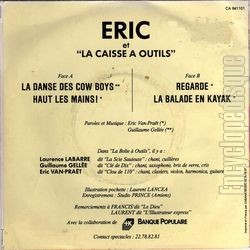 [Pochette de La danse des cow-boys (ric VAN PRAT) - verso]