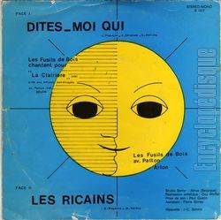 [Pochette de Les ricains (Les FUSILS DE BOIS) - verso]