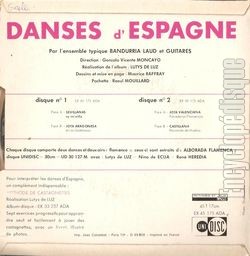 [Pochette de Danses d’Espagne N2 (DOCUMENT) - verso]