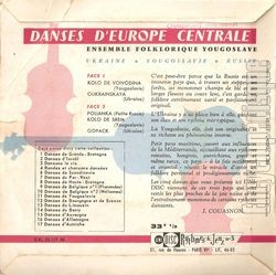 [Pochette de Danses d’Europe Centrale (DOCUMENT) - verso]