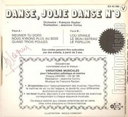 [Pochette de Danse, Jolie Danse N9 (DOCUMENT) - verso]