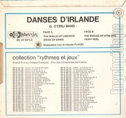 [Pochette de Danses d’Irlande (DOCUMENT) - verso]