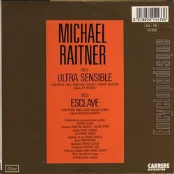 [Pochette de Ultra sensible (Michal RAITNER) - verso]