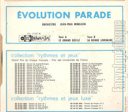 [Pochette de volutions Parade (DOCUMENT) - verso]