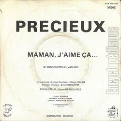 [Pochette de Maman, j’aime a (PRCIEUX) - verso]