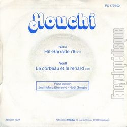 [Pochette de Hit-barrade 78 (HOUCHI) - verso]