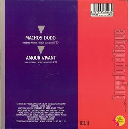 [Pochette de Machos dodo (Serge ALANY) - verso]