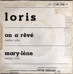 [Pochette de On a rv (LORIS) - verso]