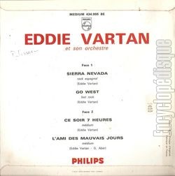 [Pochette de Sierra nevada (Eddie VARTAN) - verso]