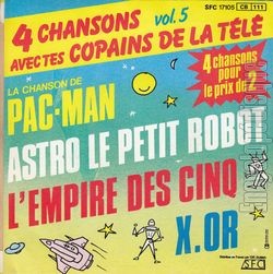 [Pochette de 4 Chansons avec tes copains de la tl Vol.5 (4 CHANSONS avec tes COPAINS de la TL) - verso]