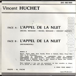 [Pochette de L’appel de la nuit (Vincent HUCHET) - verso]