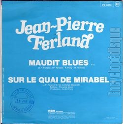 [Pochette de Maudit blues (Jean-Pierre FERLAND) - verso]