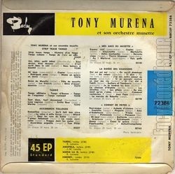 [Pochette de Tabou (Tony MURNA) - verso]