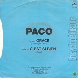 [Pochette de Grce (PACO (2)) - verso]