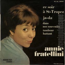 [Pochette de Ce soir  St Tropez (Annie FRATELLINI)]