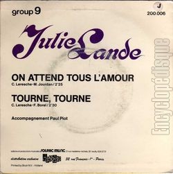 [Pochette de On attend tous l’amour (Julie LANDE) - verso]