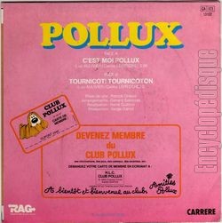 [Pochette de Le mange enchant "C’est moi Pollux" (T.V. (Tlvision)) - verso]