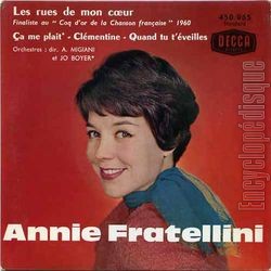 [Pochette de Les rues de mon cœur (Annie FRATELLINI)]