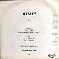 [Pochette de Fillette (KHADI) - verso]