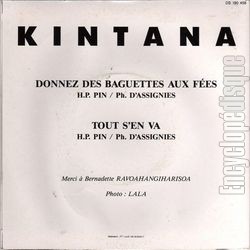 [Pochette de Donnez des baguettes aux fes (KINTANA (2)) - verso]