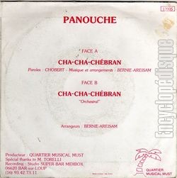 [Pochette de Cha-cha chbran (PANOUCHE) - verso]