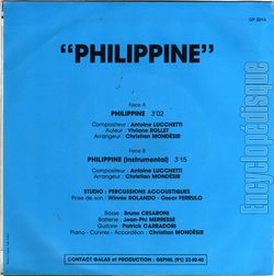 [Pochette de Philippine (PHILIPPINE) - verso]