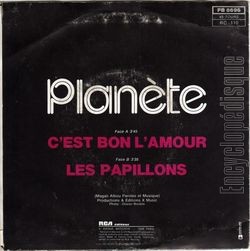 [Pochette de C’est bon l’amour (PLANTE) - verso]