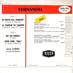 [Pochette de Ne frotte pas, Franois (FERNANDEL) - verso]