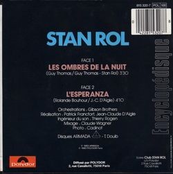 [Pochette de Les ombres de la nuit - nouvelle version (Stan ROL) - verso]