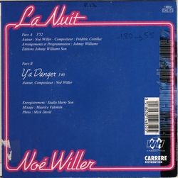 [Pochette de La nuit (No WILLER) - verso]