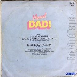 [Pochette de Guitar memories (Marcel DADI) - verso]