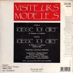 [Pochette de Laisse-toi aller (VISITEURS MODLES) - verso]