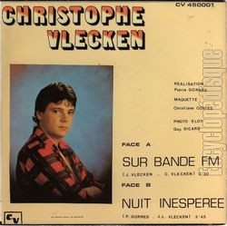 [Pochette de Sur bande FM (Christophe VLECKEN) - verso]