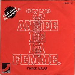 [Pochette de "75", anne de la femme (Patrick BAUD)]