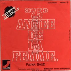 [Pochette de "75", anne de la femme (Patrick BAUD) - verso]