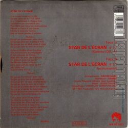 [Pochette de Star de l’cran (KAMMY) - verso]