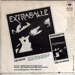 [Pochette de Clbration sur le lagon gris (EXTRABALLE) - verso]