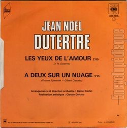 [Pochette de Les yeux de l’amour (Jean-Nol DUTERTRE) - verso]