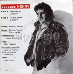 [Pochette de Dessine-moi (Jacques HENRY) - verso]