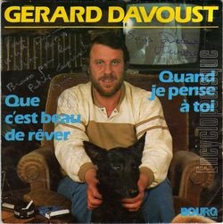 [Pochette de Que c’est beau de rver (Grard DAVOUST)]