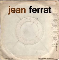 [Pochette de La montagne (Jean FERRAT) - verso]