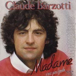 [Pochette de Madame (Claude BARZOTTI) - verso]