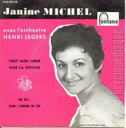 [Pochette de Tout mon cœur (With all my heart) (Janine MICHEL)]