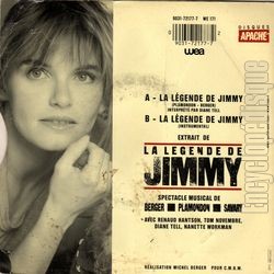 [Pochette de La lgende de Jimmy (Diane TELL) - verso]